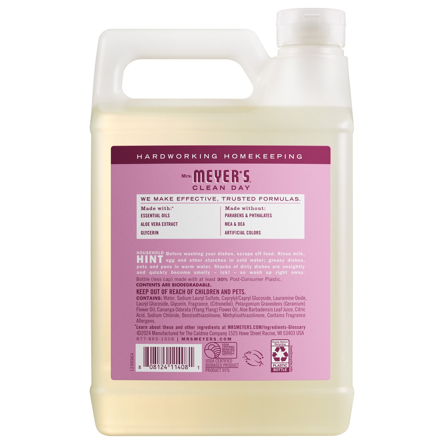 Mrs. Meyer's Peony Refill for Liquid Dish Soap
