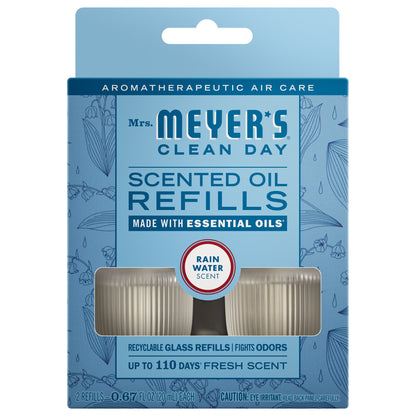 Mrs. Meyer's Rain Water 2-Pack Plug-In Scented Oil Refills