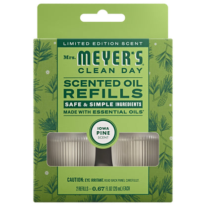 Mrs. Meyer's Iowa Pine 2-Pack Plug-In Scented Oil Refills