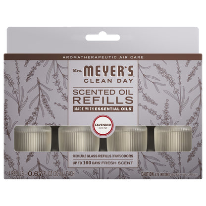 Mrs. Meyer's Lavender 4-Pack Plug-In Scented Oil Refills