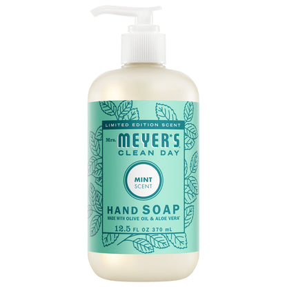 Mrs. Meyer's Mint Garden-Scented Liquid Hand Soap