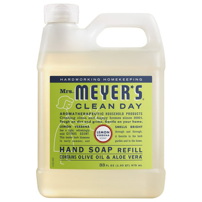 Mrs. Meyer's Lemon Verbena Refill for Liquid Hand Soap