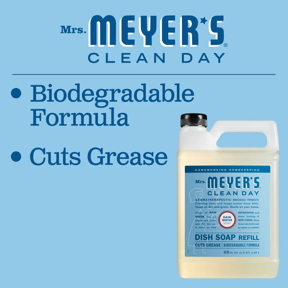 Mrs. Meyer's Rain Water Refill for Liquid Dish Soap