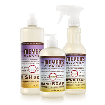 Mrs. Meyer's Compassion Flower Essential Kitchen Cleaning Set