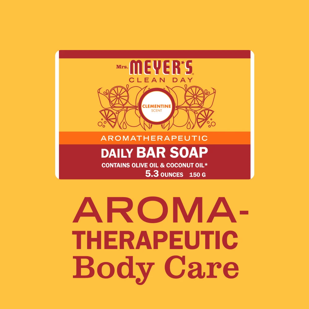 Mrs. Meyer's Clementine Everyday Bar Soap