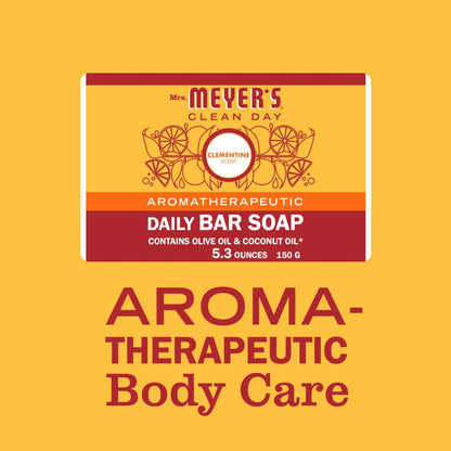 Mrs. Meyer's Clementine Everyday Bar Soap