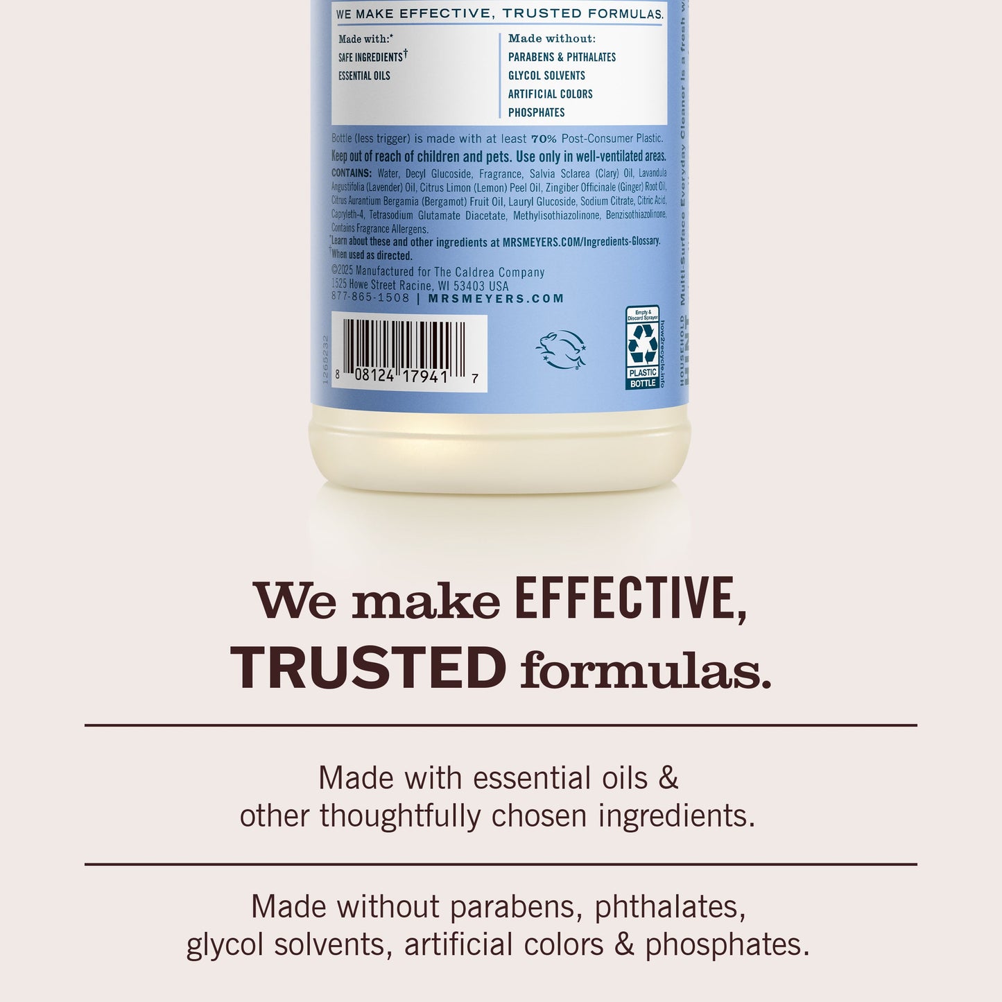 Mrs. Meyer's Bluebell Everyday Multi-Surface Cleaning Spray