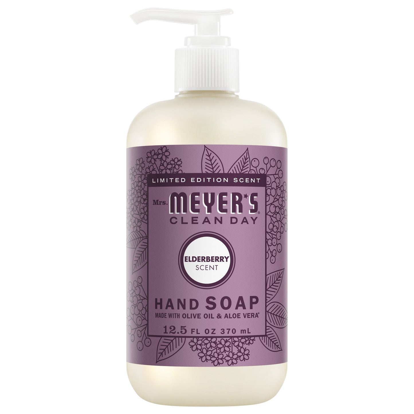 Mrs. Meyer's Elderberry Garden-Scented Liquid Hand Soap