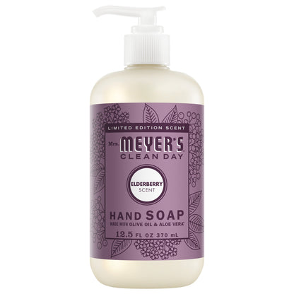 Mrs. Meyer's Elderberry Garden-Scented Liquid Hand Soap