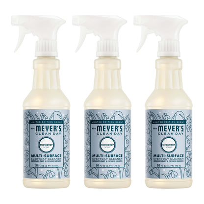 Mrs. Meyer's Snowdrop 3-Count Everyday Multi-Surface Cleaner Bundle