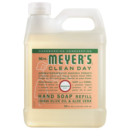 Mrs. Meyer's Geranium Refill for Liquid Hand Soap