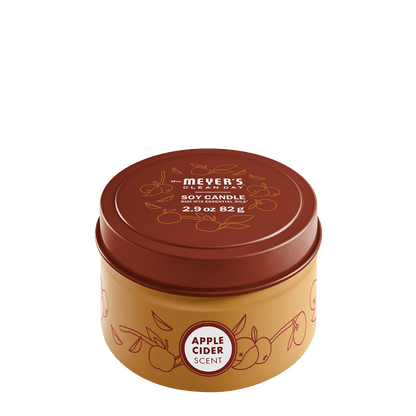 Mrs. Meyer's Apple Cider Garden-Scented Tin Candle