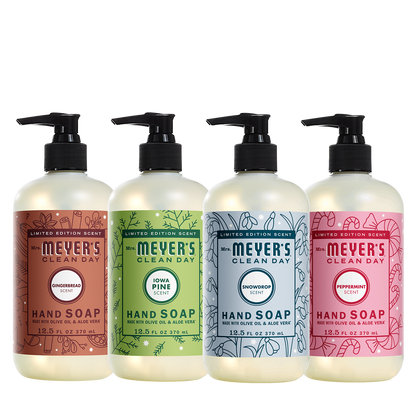 Mrs. Meyer's Holiday Seasonal Liquid Hand Soap Collection
