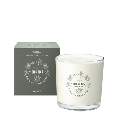 Mrs. Meyer's Wild Mint Heirloom Garden-Scented Candle