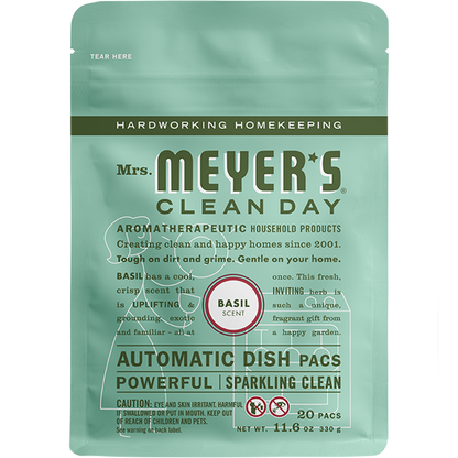 Mrs. Meyer's Basil Automatic Dishwasher Packs