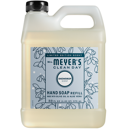 Mrs. Meyer's Snowdrop 3-Count Hand Care Bundle