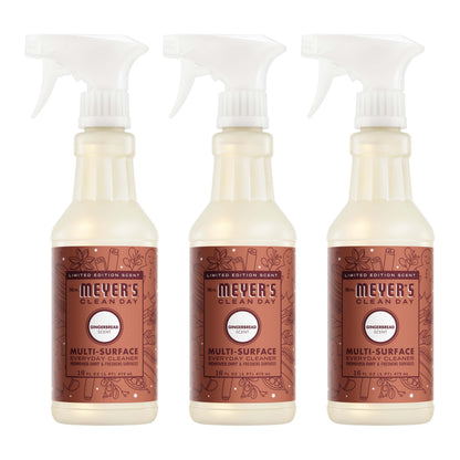 Mrs. Meyer's Gingerbread 3-Count Everyday Multi-Surface Cleaner Bundle