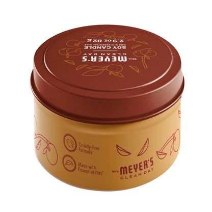 Mrs. Meyer's Apple Cider Garden-Scented Tin Candle