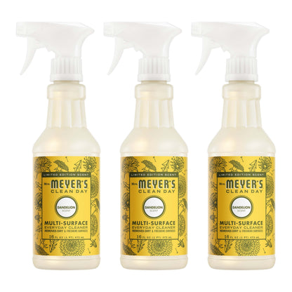 Mrs. Meyer's Dandelion 3-Count Everyday Multi-Surface Cleaner Bundle