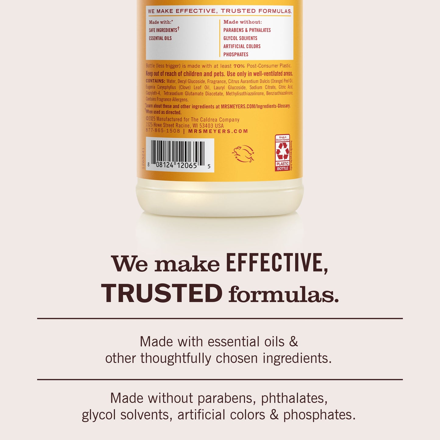 Mrs. Meyer's Clementine Everyday Multi-Surface Cleaning Spray