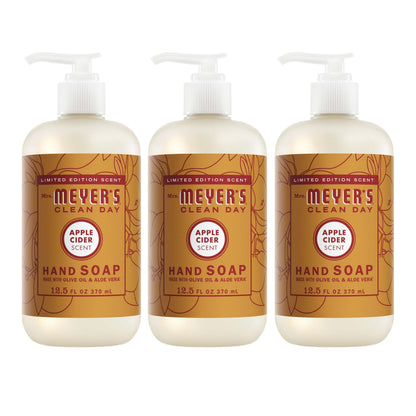 Mrs. Meyer's Apple Cider 3-Count Liquid Hand Soap Bundle