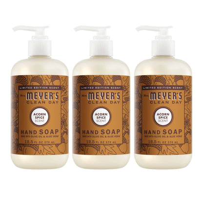 Mrs. Meyer's Acorn Spice 3-Count Liquid Hand Soap Bundle