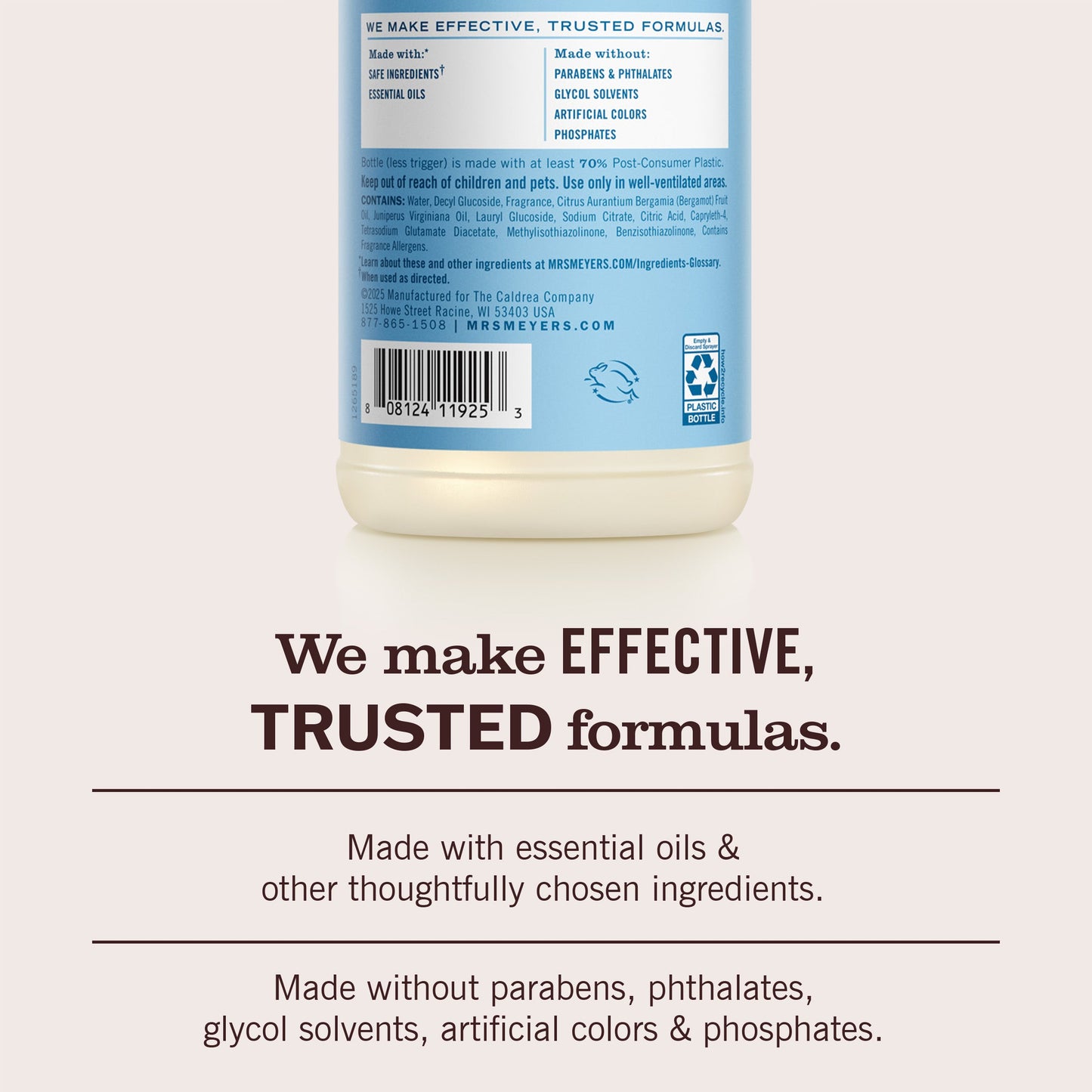 Mrs. Meyer's Rain Water Everyday Multi-Surface Cleaning Spray