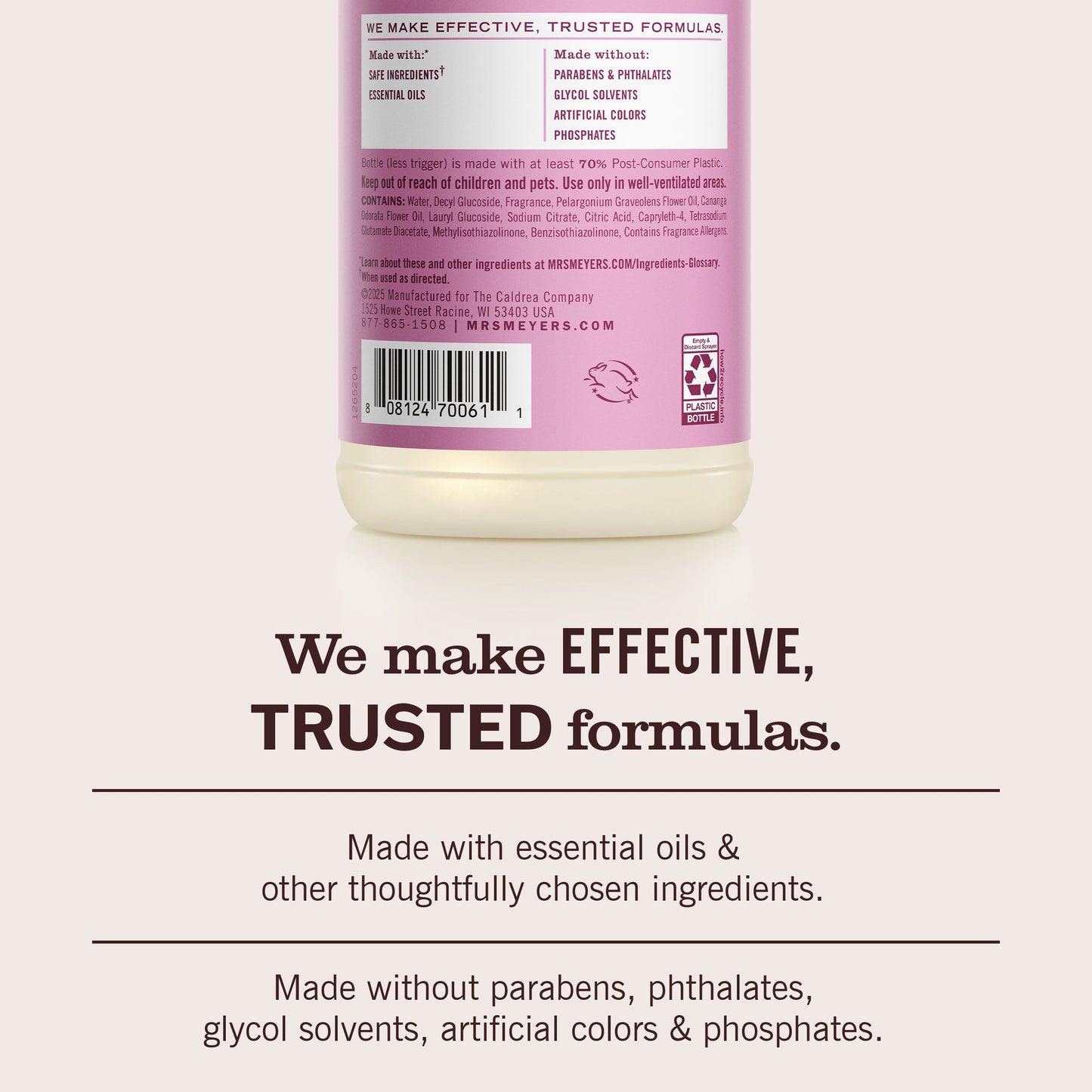 Mrs. Meyer's Peony Everyday Multi-Surface Cleaning Spray